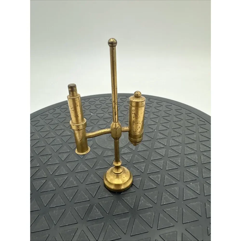 Vintage Brass Student Lamp Style Doll House Size
